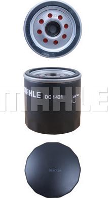 MAHLE OC 1421 - Масляний фільтр autozip.com.ua