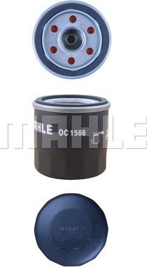 MAHLE OC 1566 - Масляний фільтр autozip.com.ua