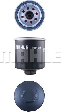 MAHLE OC 1539 - Масляний фільтр autozip.com.ua