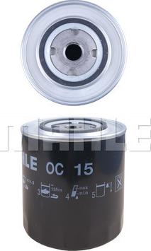 MAHLE OC 15 - Масляний фільтр autozip.com.ua