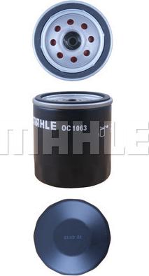 MAHLE OC 1063 - Масляний фільтр autozip.com.ua