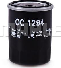 MAHLE OC 1294 - Масляний фільтр autozip.com.ua