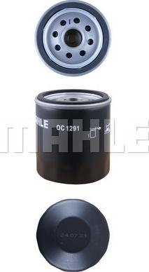 MAHLE OC 1291 - Масляний фільтр autozip.com.ua