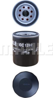 MAHLE OC 1292 - Масляний фільтр autozip.com.ua