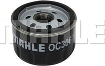 MAHLE OC 306 - Масляний фільтр autozip.com.ua