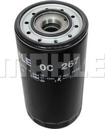 MAHLE OC 267 - Масляний фільтр autozip.com.ua