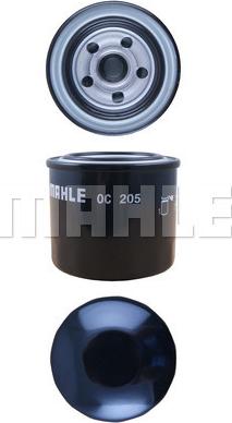 MAHLE OC 205 - Масляний фільтр autozip.com.ua