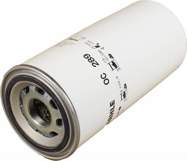 MAHLE OC 289 - Масляний фільтр autozip.com.ua