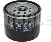MAHLE OC 239 - Масляний фільтр autozip.com.ua