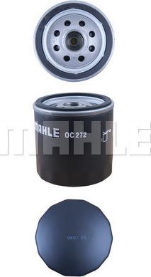 MAHLE OC 272 - Масляний фільтр autozip.com.ua