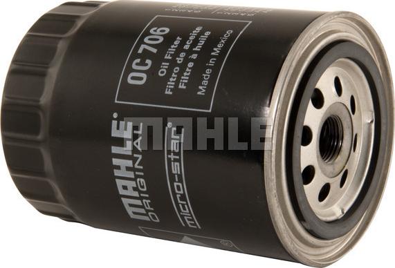 MAHLE OC 706 - Масляний фільтр autozip.com.ua