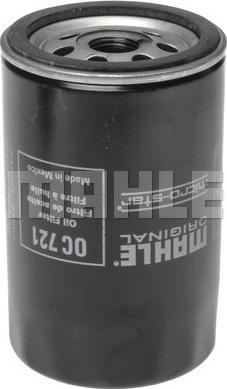 MAHLE OC 721 - Масляний фільтр autozip.com.ua