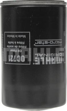 MAHLE OC 721 - Масляний фільтр autozip.com.ua