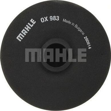 MAHLE OX 983D - Масляний фільтр autozip.com.ua