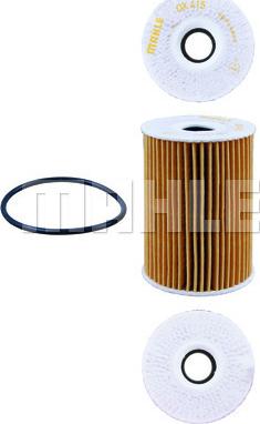 MAHLE OX 415D - Масляний фільтр autozip.com.ua