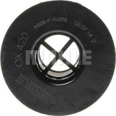 MAHLE OX 420D - Масляний фільтр autozip.com.ua
