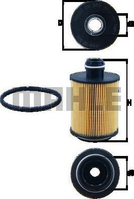 MAHLE OX 559D - Масляний фільтр autozip.com.ua
