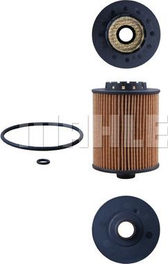 MAHLE OX 1075D - Масляний фільтр autozip.com.ua