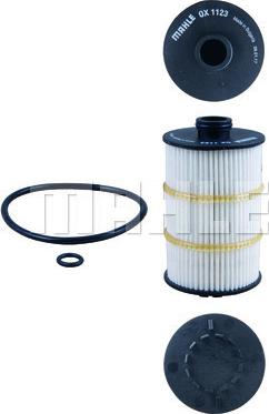 MAHLE OX 1123D - Масляний фільтр autozip.com.ua