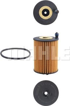 MAHLE OX 1266D - Масляний фільтр autozip.com.ua