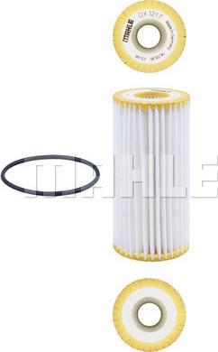 MAHLE OX 1217D - Масляний фільтр autozip.com.ua