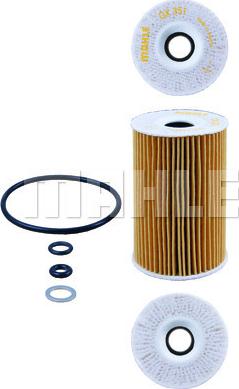 MAHLE OX 351D - Масляний фільтр autozip.com.ua