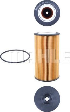 MAHLE OX 358D - Масляний фільтр autozip.com.ua