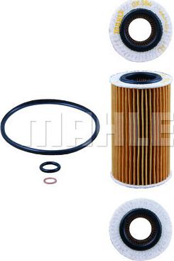 MAHLE OX 384D - Масляний фільтр autozip.com.ua