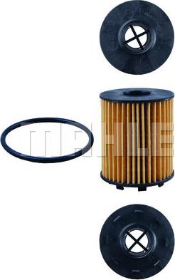 MAHLE OX 371D - Масляний фільтр autozip.com.ua