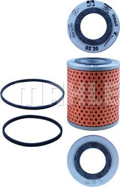 MAHLE OX 20D - Масляний фільтр autozip.com.ua