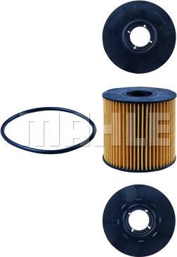 MAHLE OX 210D - Масляний фільтр autozip.com.ua