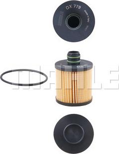 MAHLE OX 779D - Масляний фільтр autozip.com.ua