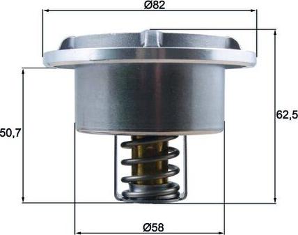 MAHLE THD 6 75 - Термостат, охолоджуюча рідина autozip.com.ua