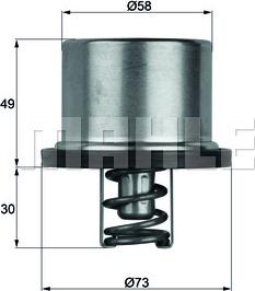 MAHLE THD 1 65 - Термостат, охолоджуюча рідина autozip.com.ua