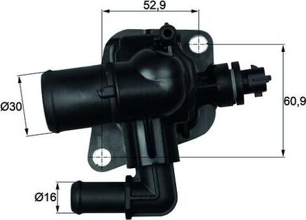 MAHLE TI 150 88 - Термостат, охолоджуюча рідина autozip.com.ua