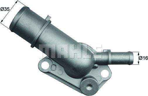 MAHLE TI 87 87D - Термостат, охолоджуюча рідина autozip.com.ua