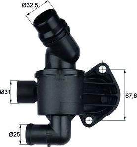 MAHLE TI 34 87 - Термостат, охолоджуюча рідина autozip.com.ua