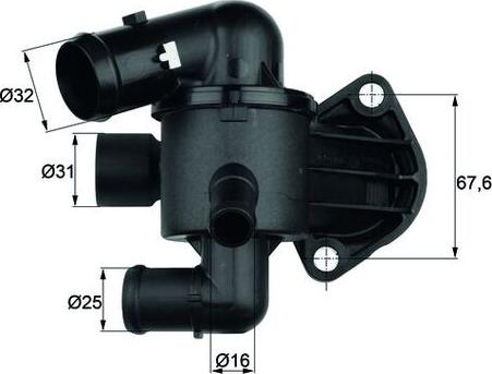MAHLE TI 33 87 - Термостат, охолоджуюча рідина autozip.com.ua