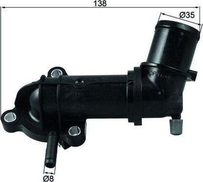 MAHLE TI 245 88 - Термостат, охолоджуюча рідина autozip.com.ua