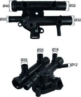 MAHLE TI 259 83D - Термостат, охолоджуюча рідина autozip.com.ua