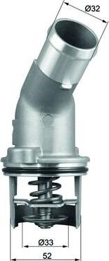 MAHLE TI 205 92D - Термостат, охолоджуюча рідина autozip.com.ua