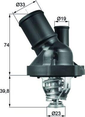 MAHLE TI 200 82 - Термостат, охолоджуюча рідина autozip.com.ua