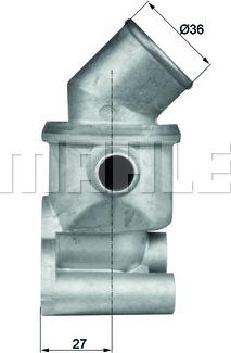 MAHLE TI 72 87D - Термостат, охолоджуюча рідина autozip.com.ua