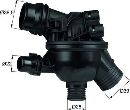 MAHLE TM 19 102 - Термостат, охолоджуюча рідина autozip.com.ua