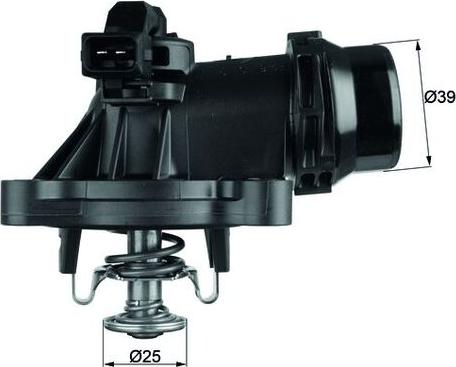 MAHLE TM 18 105 - Термостат, охолоджуюча рідина autozip.com.ua