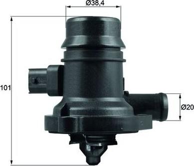 MAHLE TM 36 103 - Термостат, охолоджуюча рідина autozip.com.ua