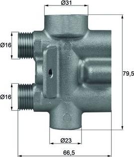 MAHLE TO 9 75 - Термостат, масляне охолодження autozip.com.ua