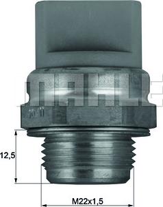 MAHLE TSW 11 - Термовимикач, вентилятор радіатора / кондиціонера autozip.com.ua