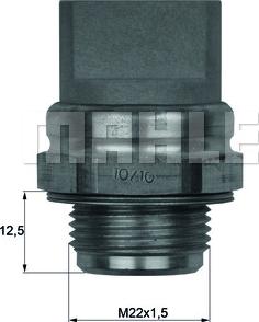 MAHLE TSW 31 - Термовимикач, вентилятор радіатора / кондиціонера autozip.com.ua