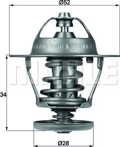 MAHLE TX 68 88D - Термостат, охолоджуюча рідина autozip.com.ua